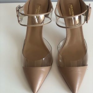 Aquazzura Optic Mule Pumps Sz 9.5